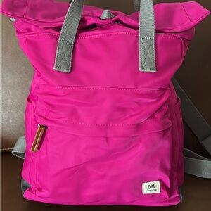 Ori London Fuchsia Backpack with Gray Accents